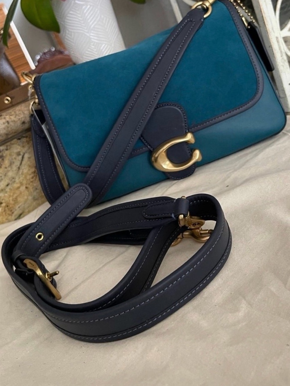 NWT Coach Soft Tabby Bag in Teal